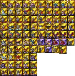 超伝説1超魔王5深淵1神獣王1伝説4七幻神5系統王3魔王42神獣20 闘拳の姫と獅子 サイコピサロ