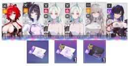 ヒルデ+アラベラ+セレニエル+ハイデマリ1凸+チズル+選択チケット3枚+ランダム⭐5キャラ2～4体