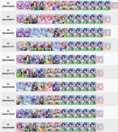 割引特売!! 完凸 キャラX5　最強 　多数共存 選択式　最新在庫！