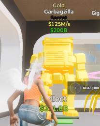 〔ブレインロット〕gold Garbagzilla 200B《超激レア》蜘蛛より50B↑↑