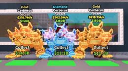 金/ダイヤケルベロス 3体セット 即購入⭕ 即日対応️⭕️
