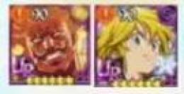 画像キャラ+ダイヤ1000-1500個+UR3-15体+SSR劵5-15枚 初期垢