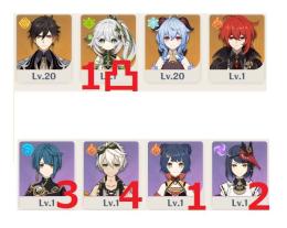 🌟初期垢🌟★5×5 Asia サーバー ★5 鍾離、ナヒーダ１凸、甘雨、ディルック