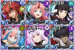 魔晶石4250【最強初期アカ三周年キャラ+覚醒の絶望鏡キャラ所持】