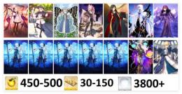 【画像の所持】聖晶石7000個前後+果実450個+その他　奏章4まで