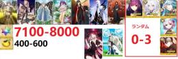 【画像の所持】聖晶石7100-8000個　果実400-600個+その他
