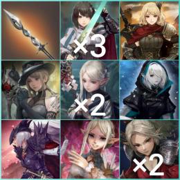 貴石47000個【最強初期アカ 雪袖アリス×2 シェリリーニャ カシナートの剣所持】