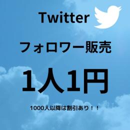 【初心者おすすめ、最高品質】Twitter フォロワー増加1000〜