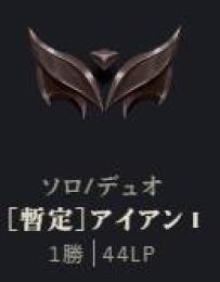 暫定アイアン1