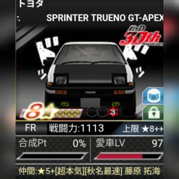 ★8 AE86 [PROJECT.D] 30th 擬音Ver. その他車両