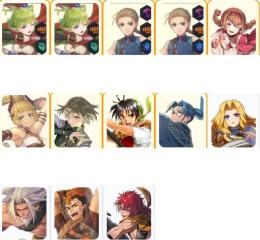 初期垢 PUx9 ジョウイ凸+サフィア凸+リアン+マリエ+ルック+シーリーン+シャプール