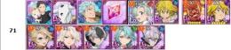 画像キャラ持ち！+ダイヤ2300個+UR選択石1個+レベル90UR24体