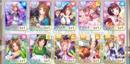 リセマラ　SSR7枚　駿川たづな、ニシノフラワー、スーパークリーク、他