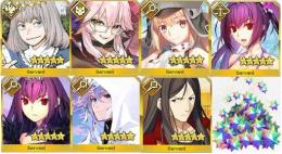 5000聖晶石+呼符70-80枚+サポート7体+雨の魔女トネリコ（画像ご参照） 