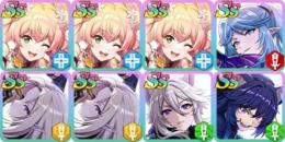 超激レア未進行初期垢　限定5種8体！桃鈴ねね2凸+七陰4種(アルファ、デルタ、イプシロン、ゼータ)
