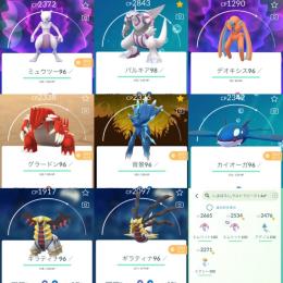 🔹 TL44•伝説個体値100:4体•色違い102体•個体値100:108体•コイン435枚