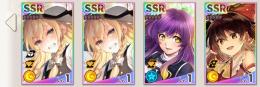 SSR 4枚　魔理沙×2 リセマラ垢