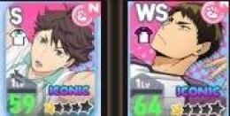 牛島若利+及川徹+人気キャラ51-85体+ダイヤモンド11.2万-15万 IOS/Android