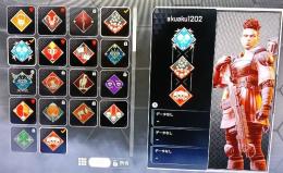 APEX･APEX初期垢、ダブハン･爪痕･トリプルトリプル
