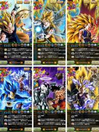 【10周年新LR4種完凸🌈】ベジット🌈ゴジータ🌈超4悟空🌈キラベジ🌈iOS/龍石5080個↑