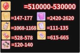 画像の所持+石510000~520000個+その他