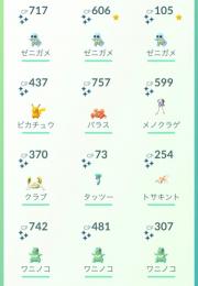 【色違いアカウント】サングラスゼニガメ3、コリンク等