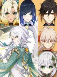 🌸(原神）🌙★5×6兹白 ➕シロネン➕楓原万葉➕夜蘭➕ナヒーダ➕鍾離