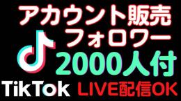 🪆🎩日本地域設定済🎩🪆 TikTok日本IP作成アカウント 多国籍フォロワー2000人付