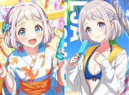 【リーリアコンプ垢！】浴衣リーリア&水着リーリア,清夏,千奈&浴衣莉波所持!! 課金アカウント