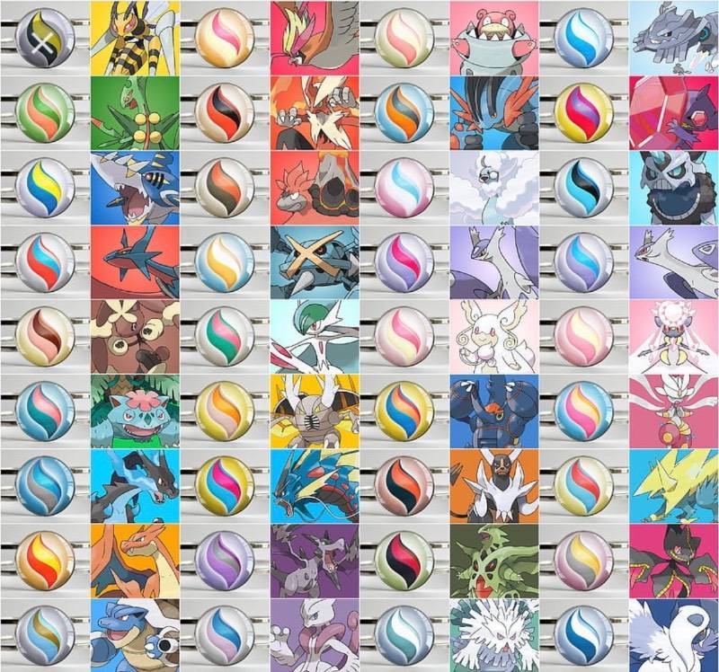 メガストーン　12種 🌈ポケモンZA メガストーン🔥 Mega進化石｜ポケモンZA｜ゲームクラブ