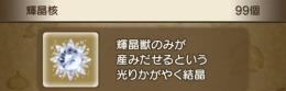 輝晶核１００個