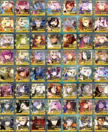 星5鯖50種(64騎)石425程 福袋 凸カレ2 人権サポ7 モルガン 光闇コヤン 村正 巌窟王
