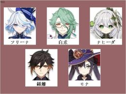 女性/冒険者ランク10 ⭐フリーナ+白朮+ナヒーダ+鍾離+モナ⭐直接購入可912