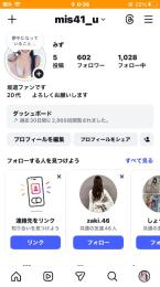 インスタフォロワー600人超え　乃木坂