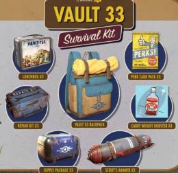 Vault 33 サバイバルバックパック Twitch特典コード