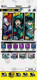 戦力190万↑ LR+  緑谷 出久　UR+ 轟 焦凍　UR 蛙吹 梅雨　イベント産キャラ全てあり