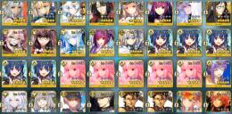 石3750個　25符　シエル宝具5　アルクェイド宝具5　モルガン　レディ・アヴァロン