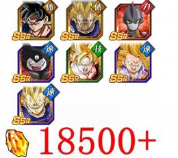IOS 魔人ベジータ ゴマー 超コンビ等 石18500以上 LR 20以上