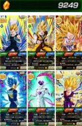 【10周年新LR6種コンプ】ベジット🌈ゴジータ🌈iOS/龍石9249個