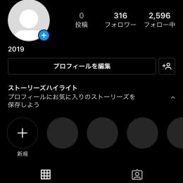 【2019年11月作成】インスタ フォロワー316人 垢