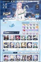 青輝石100,000個＋画像のキャラクター付き初期アカウント