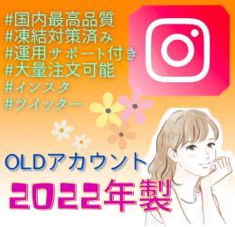 【2022年作成】インスタold垢×10個(凍結対策済み)