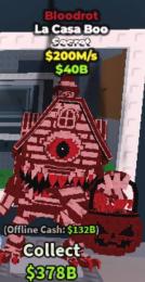【Steal a Brainrot】Bloodrot La Casa Boo 200M/s