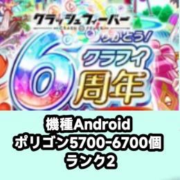 機種Android ポリゴン5700-6700個 ランク2
