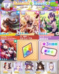 引退SALE✨初期垢last10個✨人権4種完凸都留岐ｵﾙﾌ+α等虹金セレチケ有