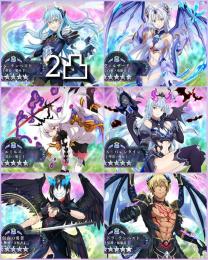 魔昌石2735個【最強初期アカ 4周年ガチャpart1,2,3コンプ+強キャラ所持】