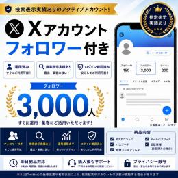 【シャドウバン無し】🔥リアルユーザー🔥フォロワー3000人付き裏アカ女子引退アカ