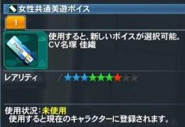 女性共通美遊ボイス売ります　他にも武器迷彩等あります