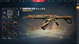 Champion2025、36スキン所持