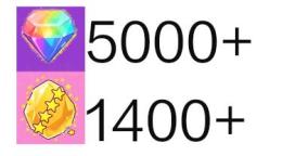 IOS専用 ダイヤ5000個を超える＋金のかけら1400枚